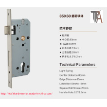 85 * 60 alta qualidade Mortise Door Lock corpo